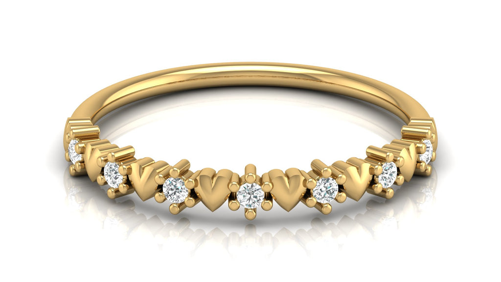 0.09 Ct Round Diamond Ring