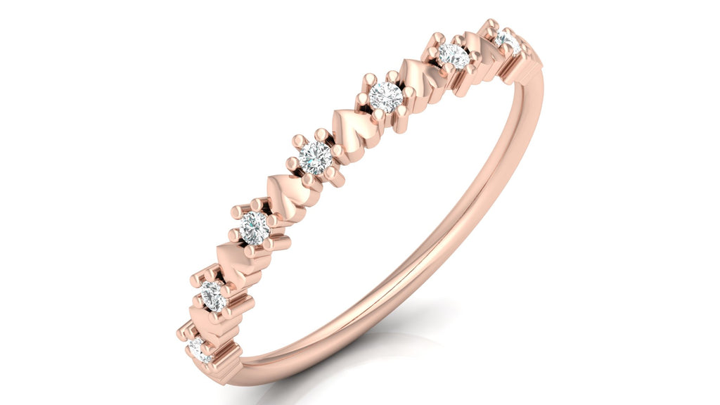 0.09 Ct Round Diamond Ring