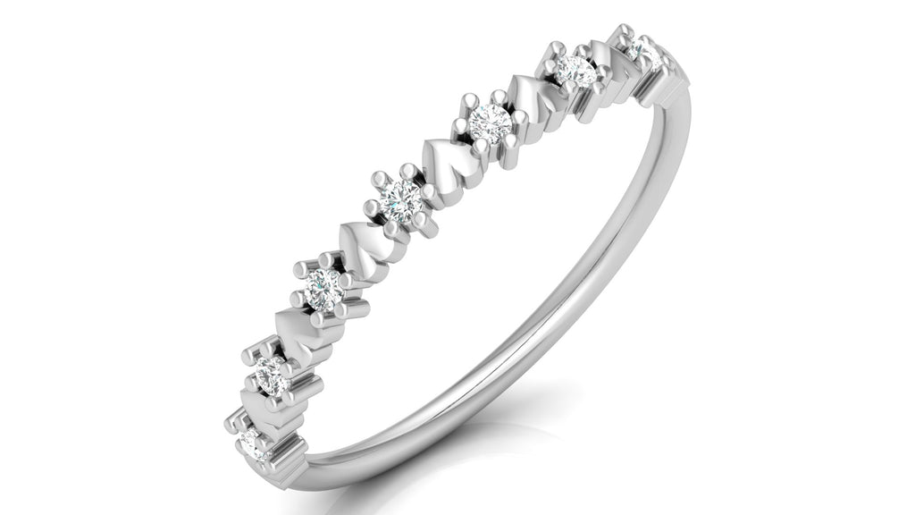 0.09 Ct Round Diamond Ring