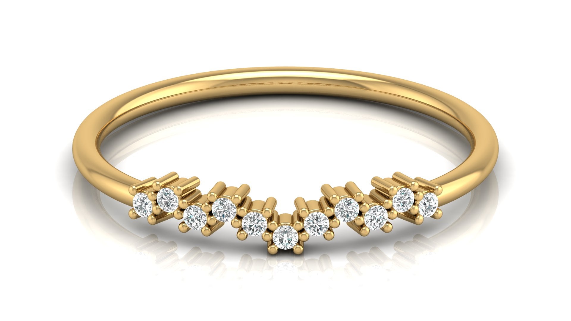 0.07 Ct Round Diamond Ring