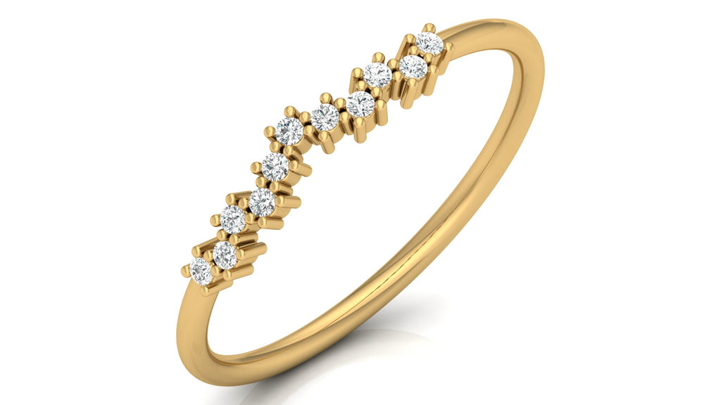 0.07 Ct Round Diamond Ring