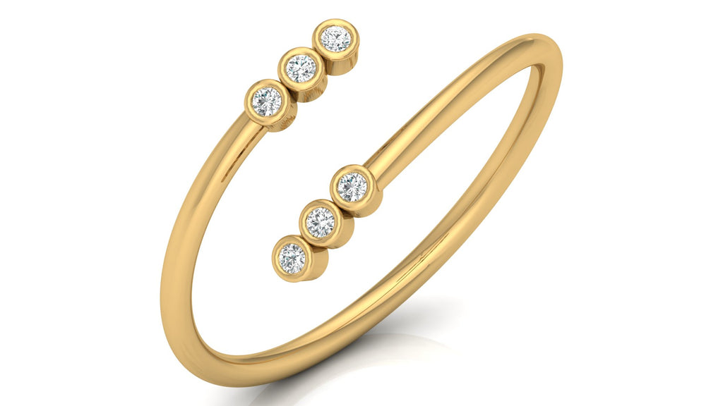 0.04 Ct Round Diamond Ring