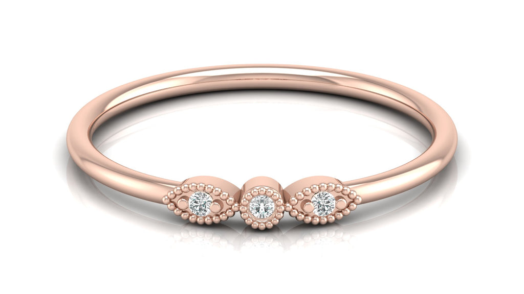 0.03 Ct Round Diamond Ring