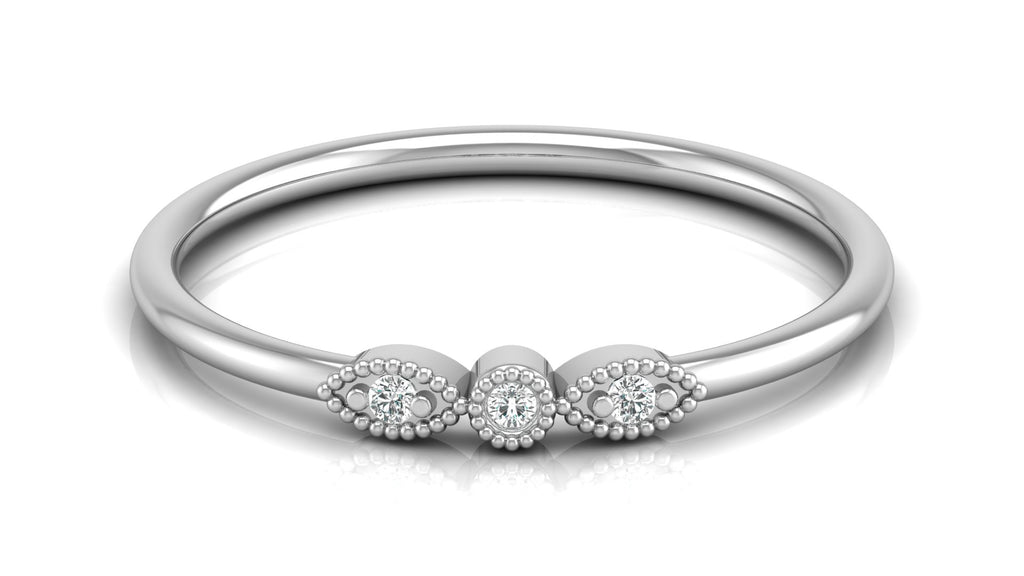0.03 Ct Round Diamond Ring