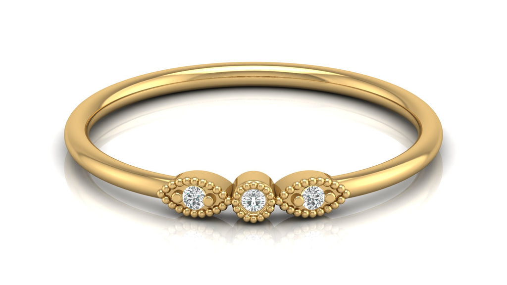 0.03 Ct Round Diamond Ring