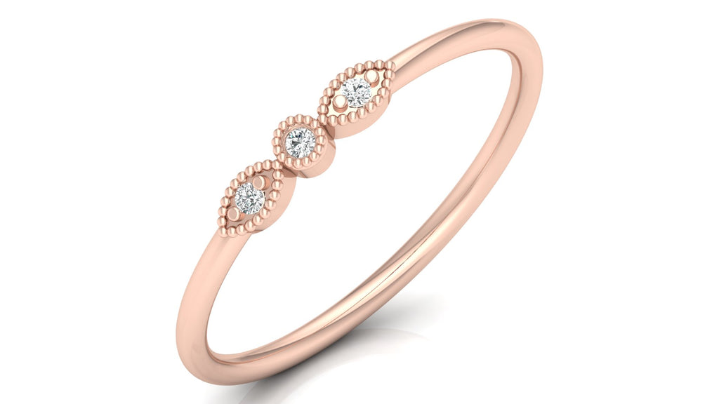 0.03 Ct Round Diamond Ring