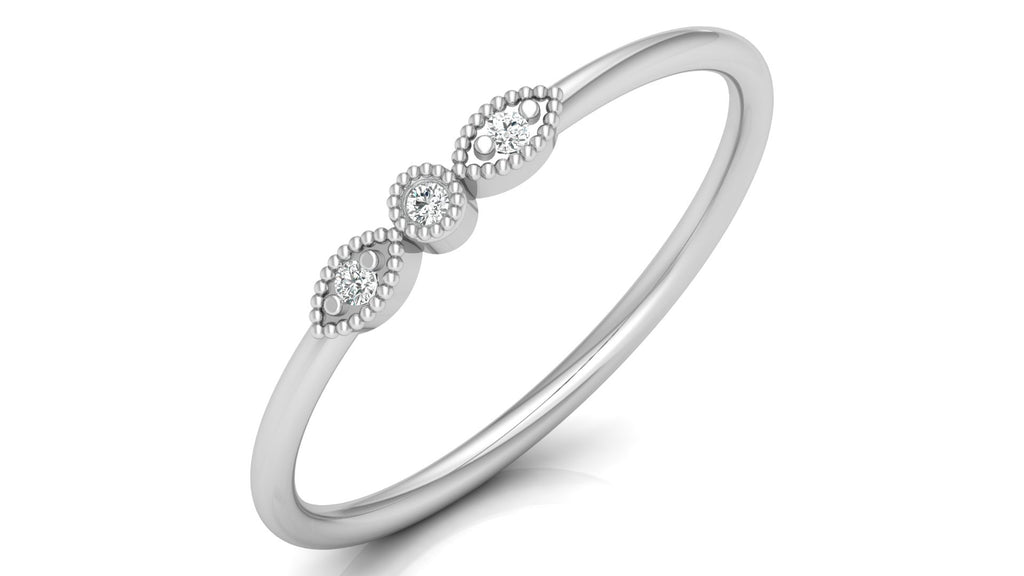 0.03 Ct Round Diamond Ring
