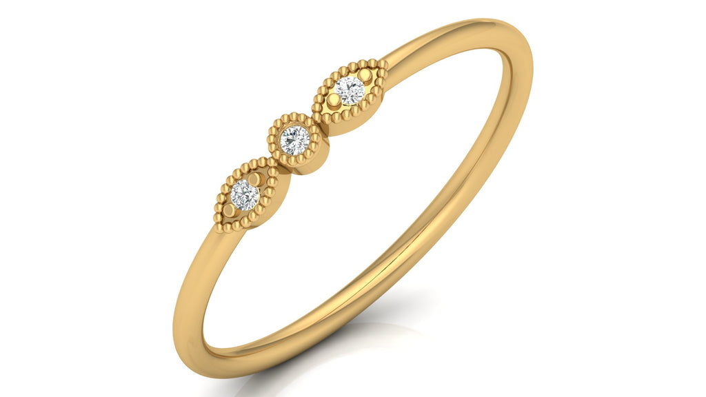0.03 Ct Round Diamond Ring