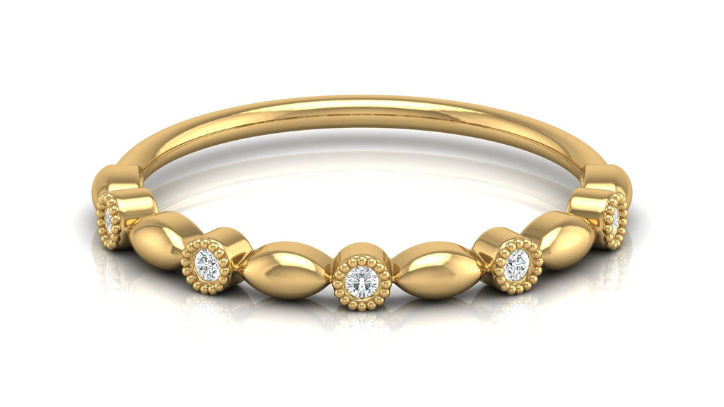 0.04 Ct Round Diamond Ring