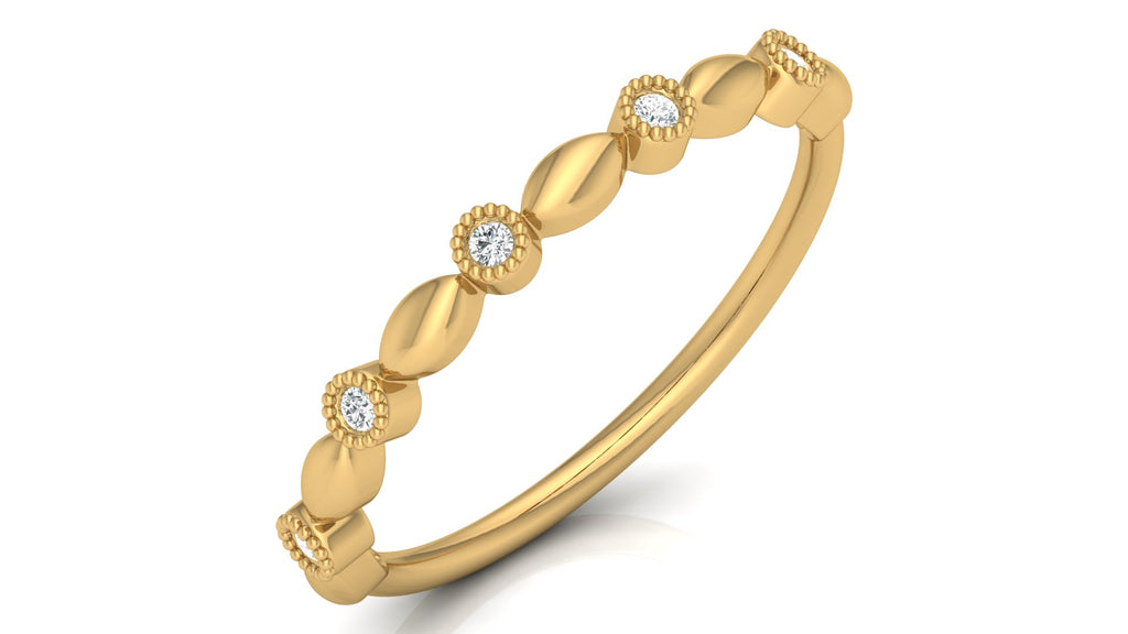 0.04 Ct Round Diamond Ring