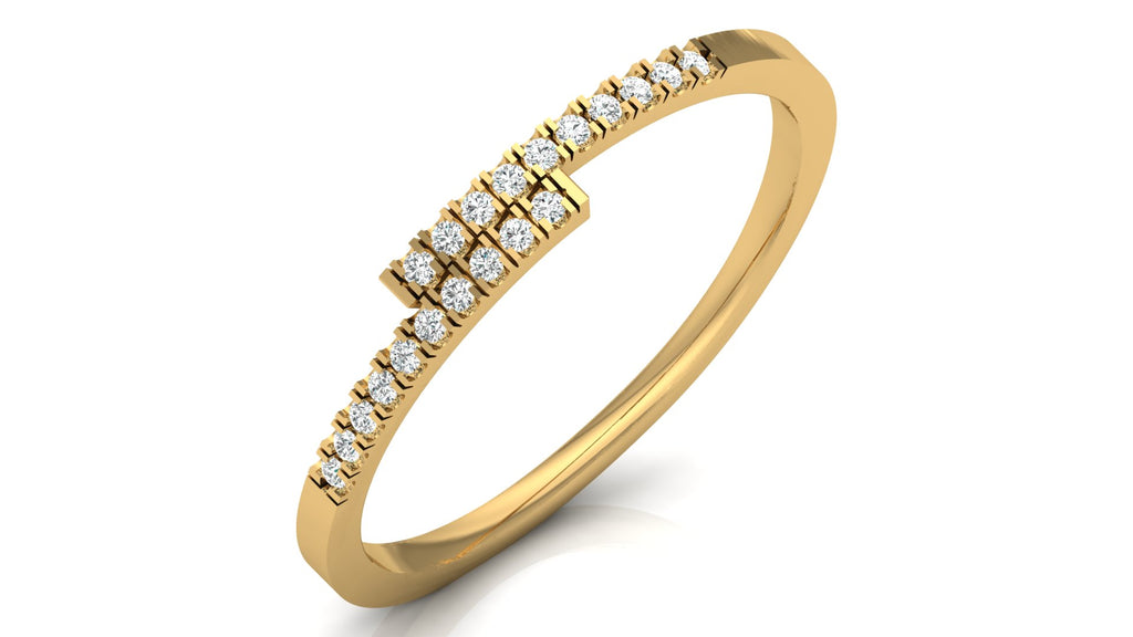 0.07 Ct Round Diamond Ring