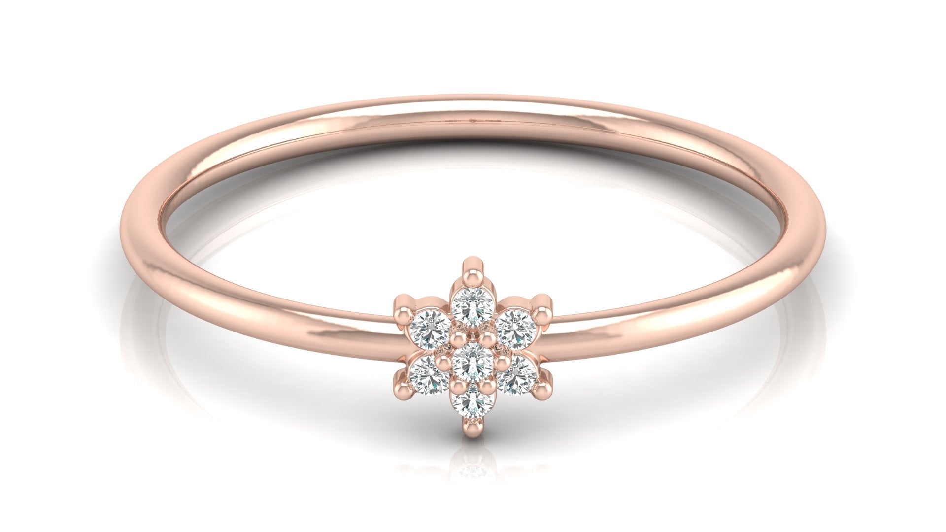 0.05 Ct Round Diamond Ring