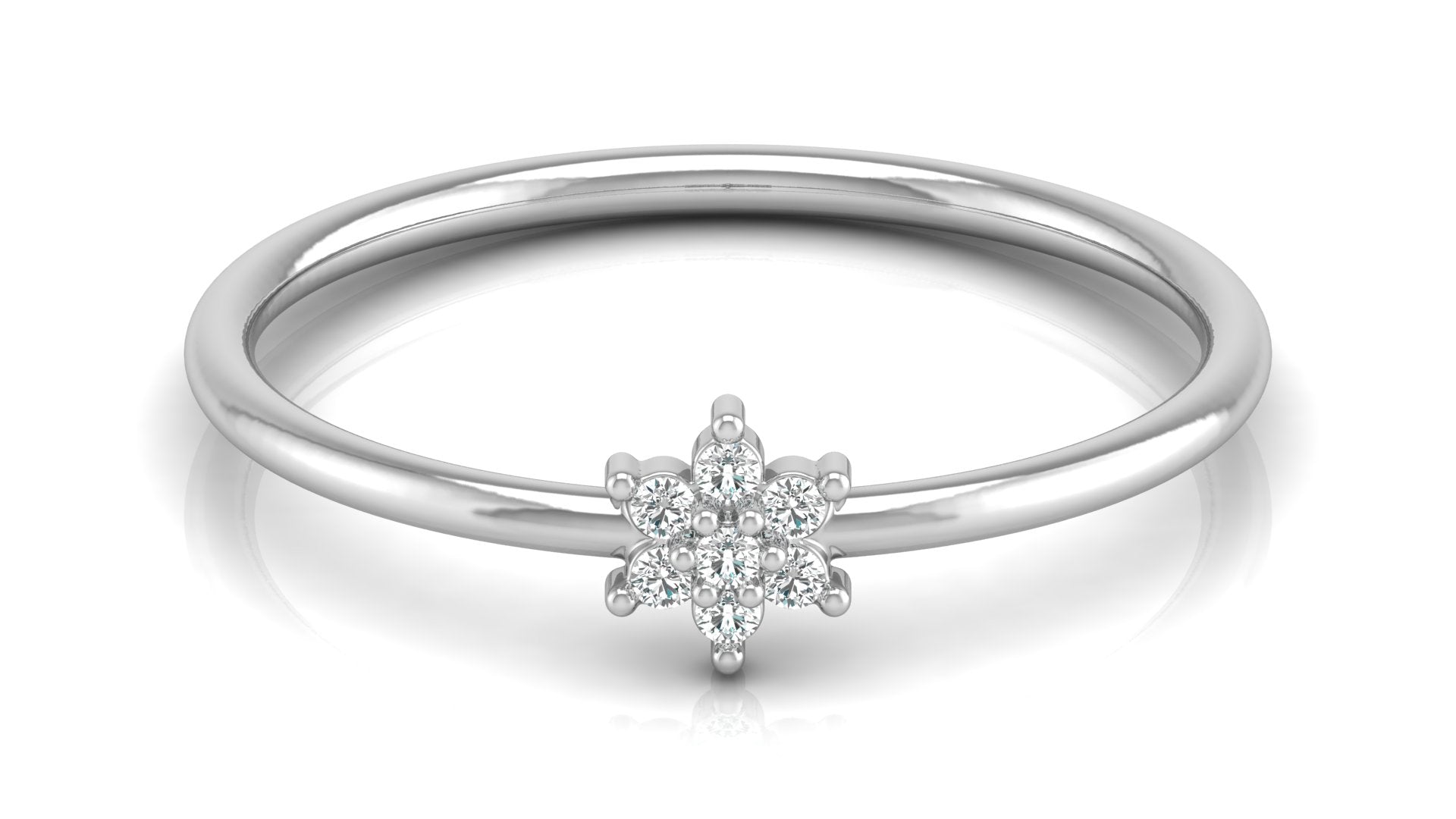 0.05 Ct Round Diamond Ring