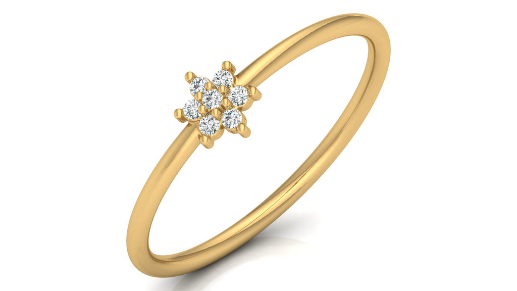 0.05 Ct Round Diamond Ring