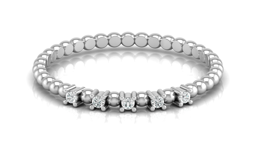 0.04 Ct Round Diamond Ring