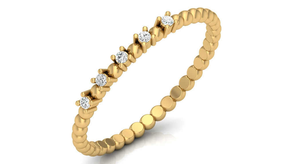 0.04 Ct Round Diamond Ring