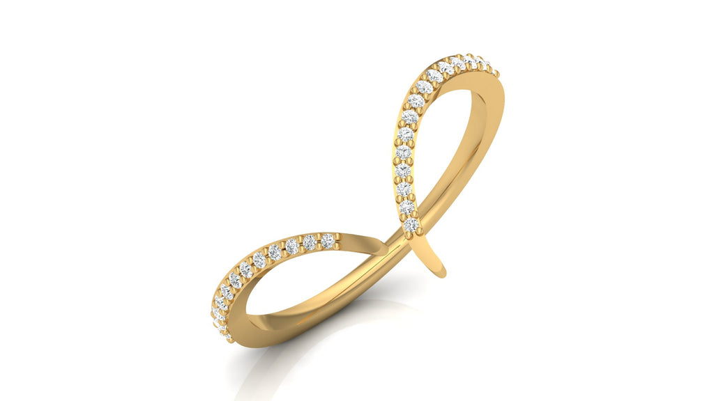 0.09 Ct Round Diamond Ring