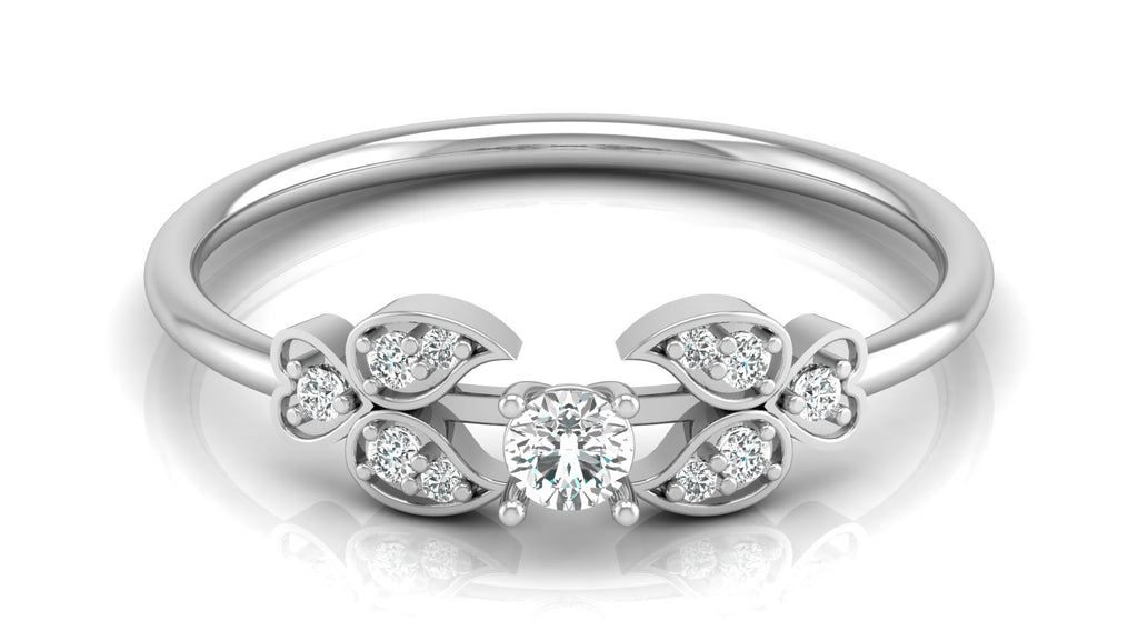 0.17 Ct Round Diamond Ring