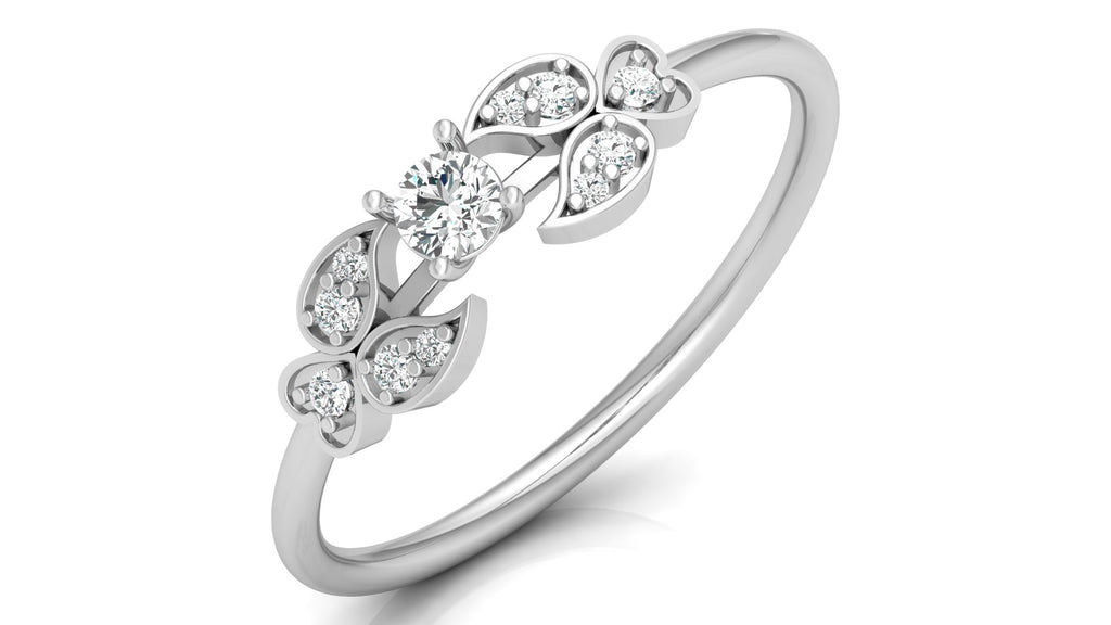 0.17 Ct Round Diamond Ring