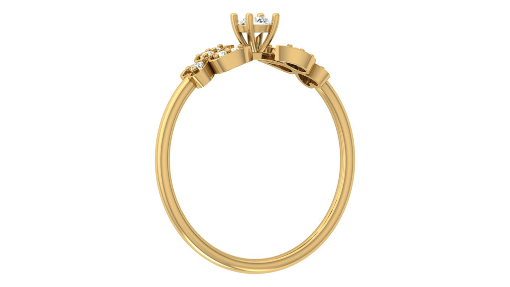 0.17 Ct Round Diamond Ring