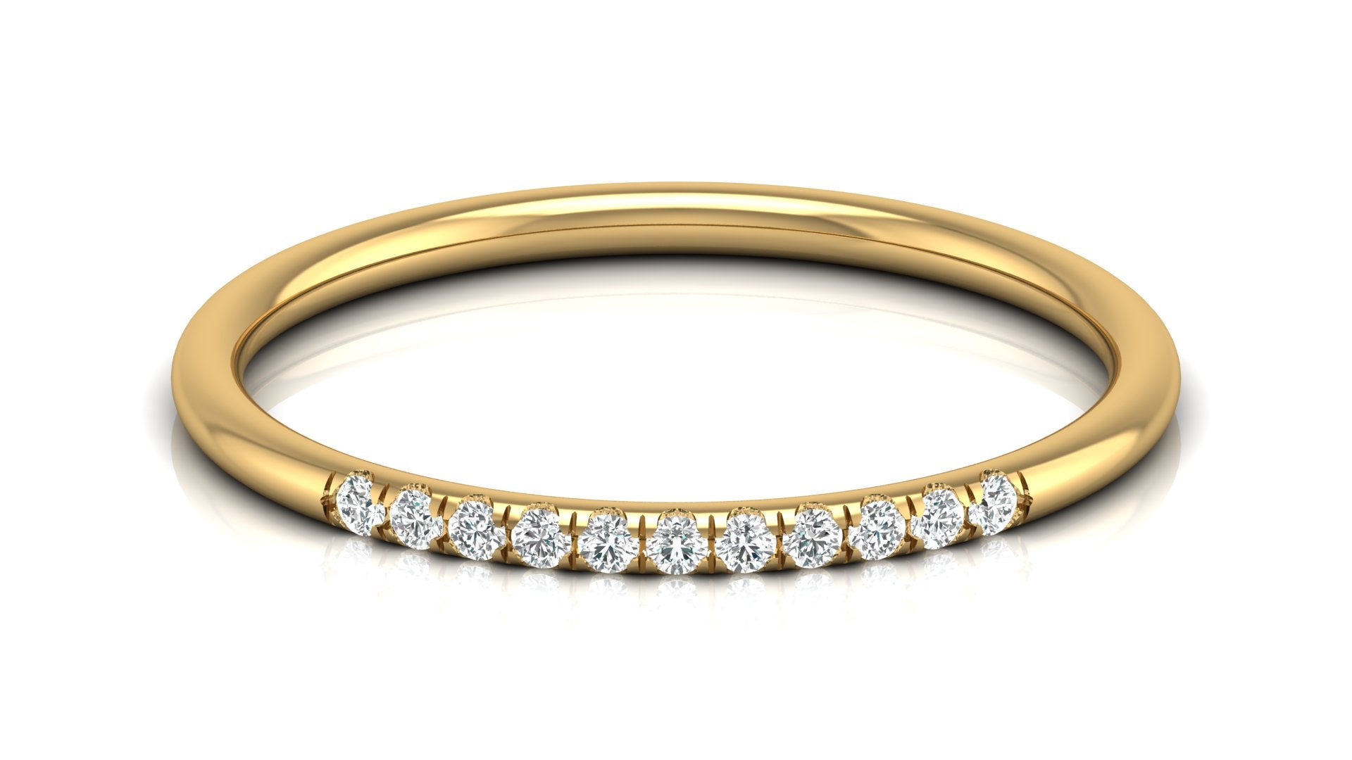 0.07 Ct Round Diamond Ring