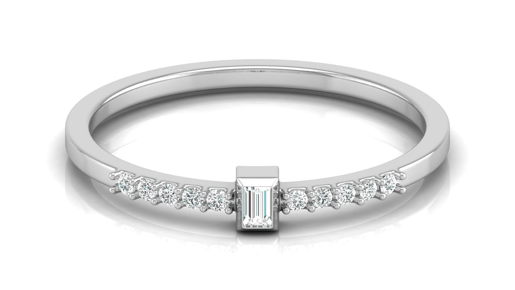 0.05+0.03 Ct Round +Bugget Diamond Ring