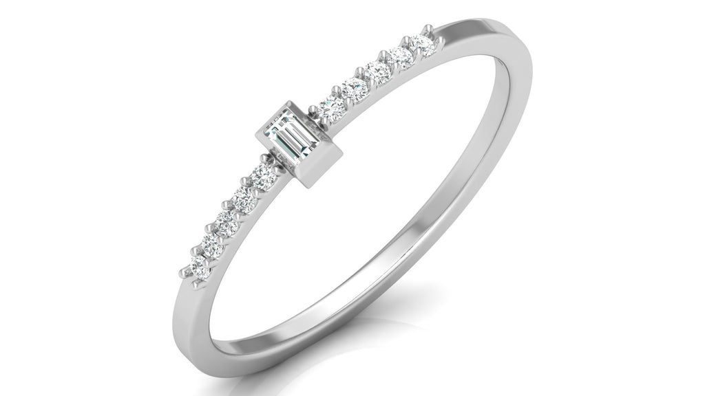0.05+0.03 Ct Round +Bugget Diamond Ring