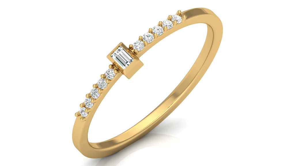 0.05+0.03 Ct Round +Bugget Diamond Ring