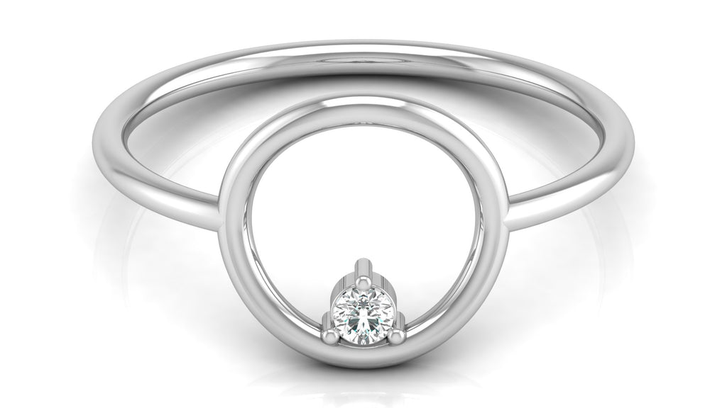 0.04 Ct Round Diamond Ring