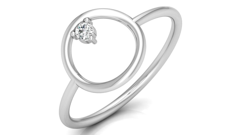 0.04 Ct Round Diamond Ring