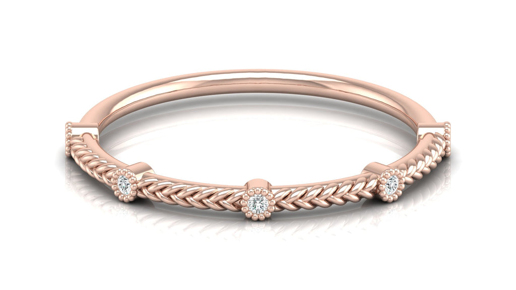 0.03 Ct Round Diamond Ring