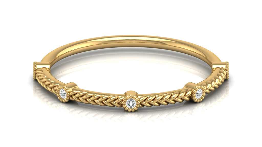 0.03 Ct Round Diamond Ring