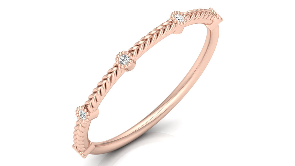 0.03 Ct Round Diamond Ring