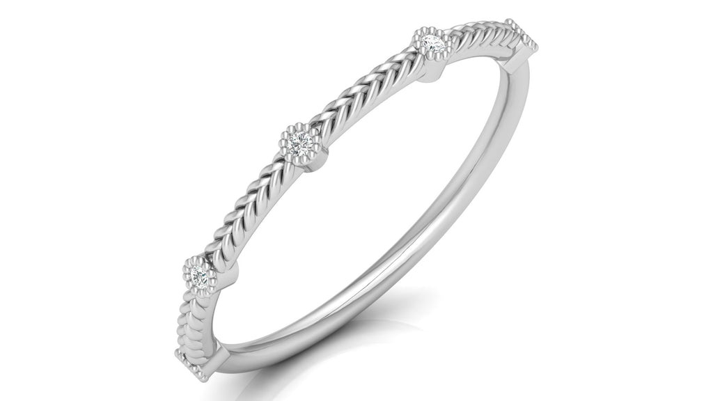 0.03 Ct Round Diamond Ring