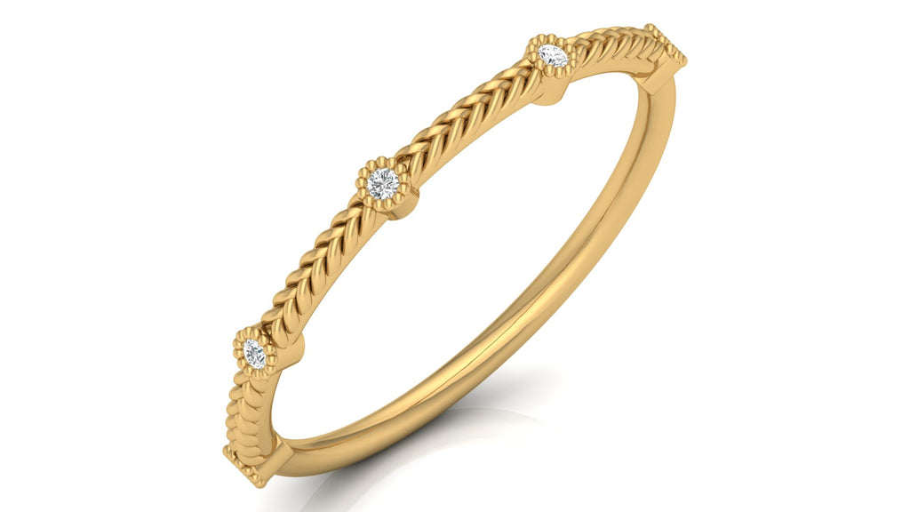 0.03 Ct Round Diamond Ring