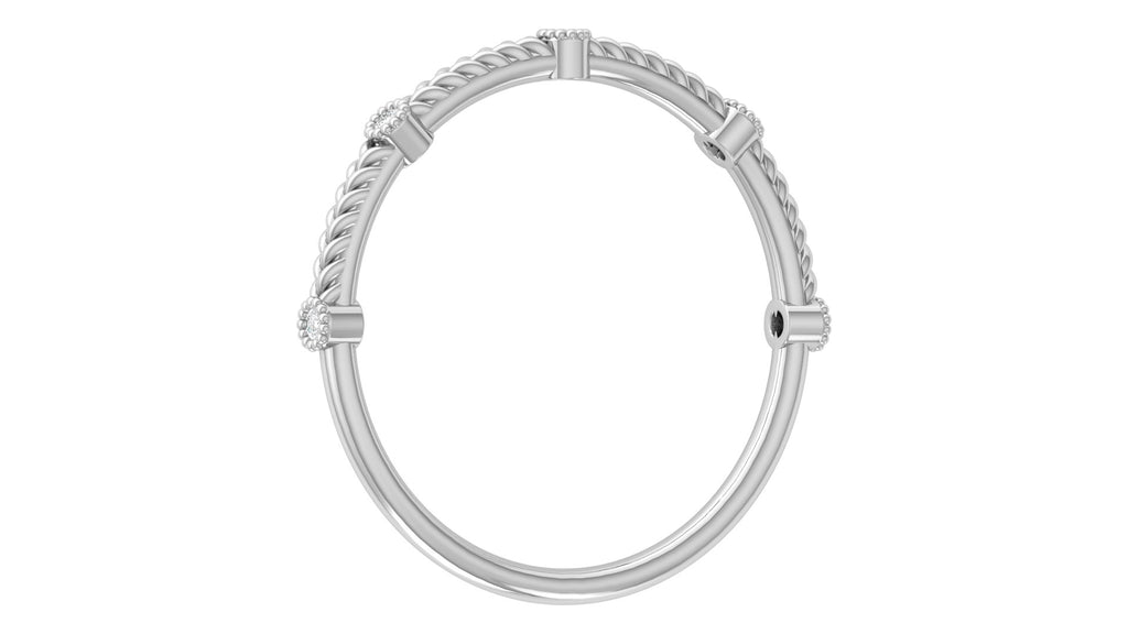 0.03 Ct Round Diamond Ring