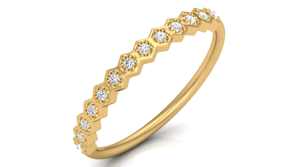 0.08 Ct Round Diamond Ring