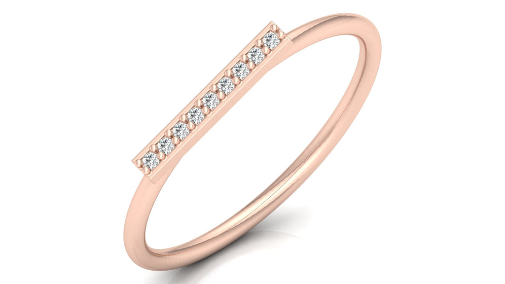 0.03 Ct Round Diamond Ring