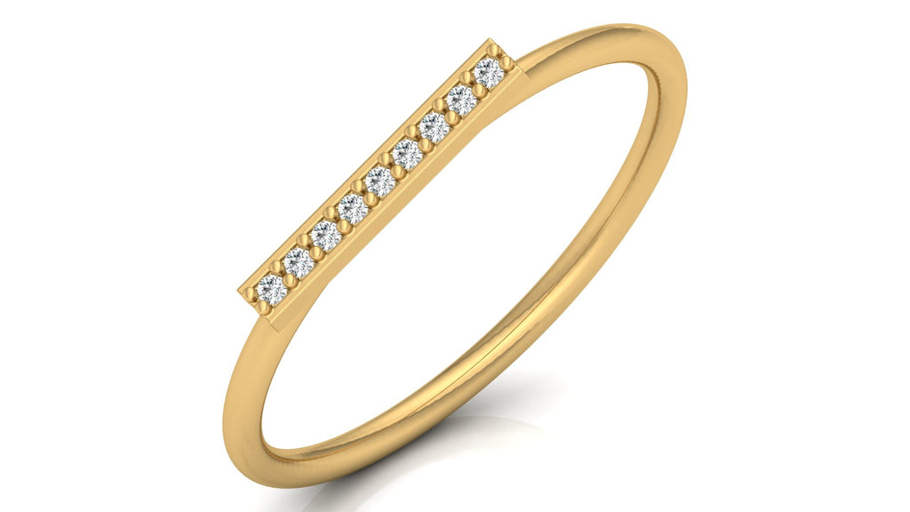 0.03 Ct Round Diamond Ring