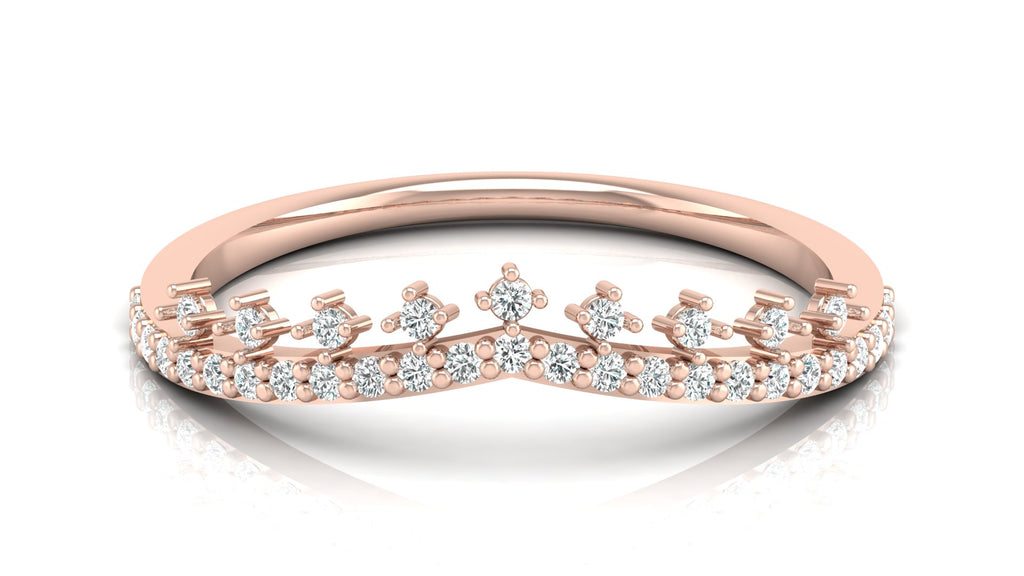 0.17 Ct Round  Diamond Ring