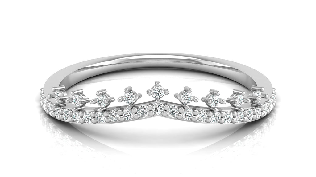 0.17 Ct Round  Diamond Ring