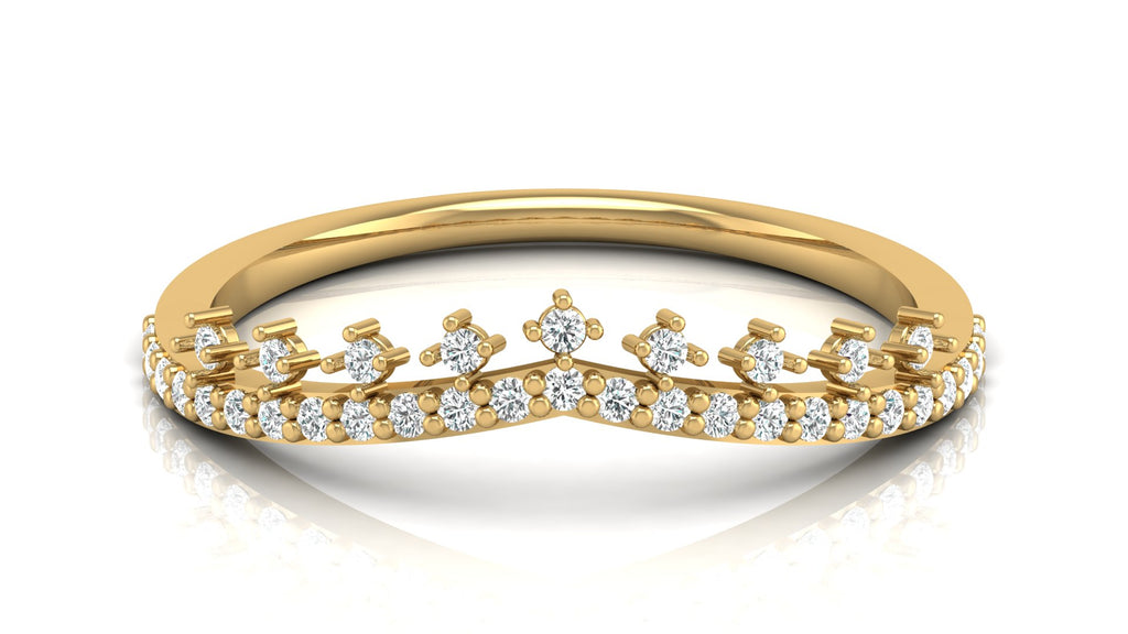 0.17 Ct Round  Diamond Ring