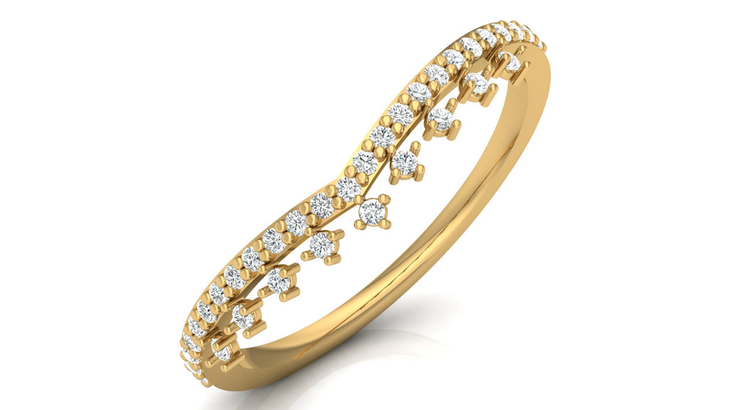 0.17 Ct Round  Diamond Ring