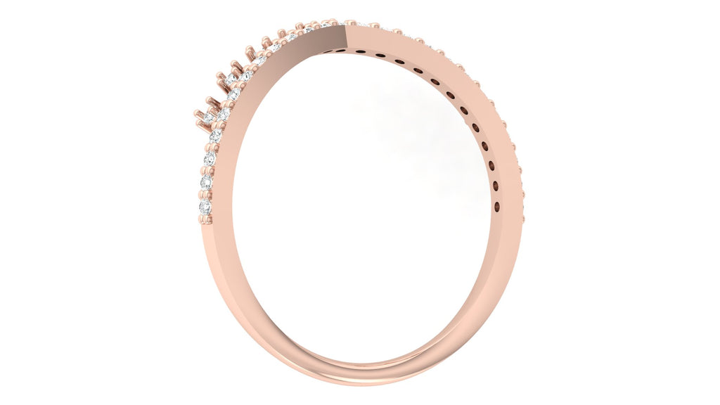 0.17 Ct Round  Diamond Ring