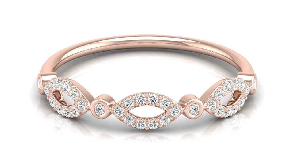 0.13 Ct Round  Diamond Ring