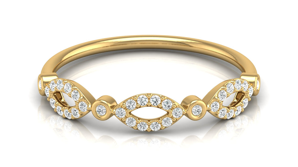 0.13 Ct Round  Diamond Ring