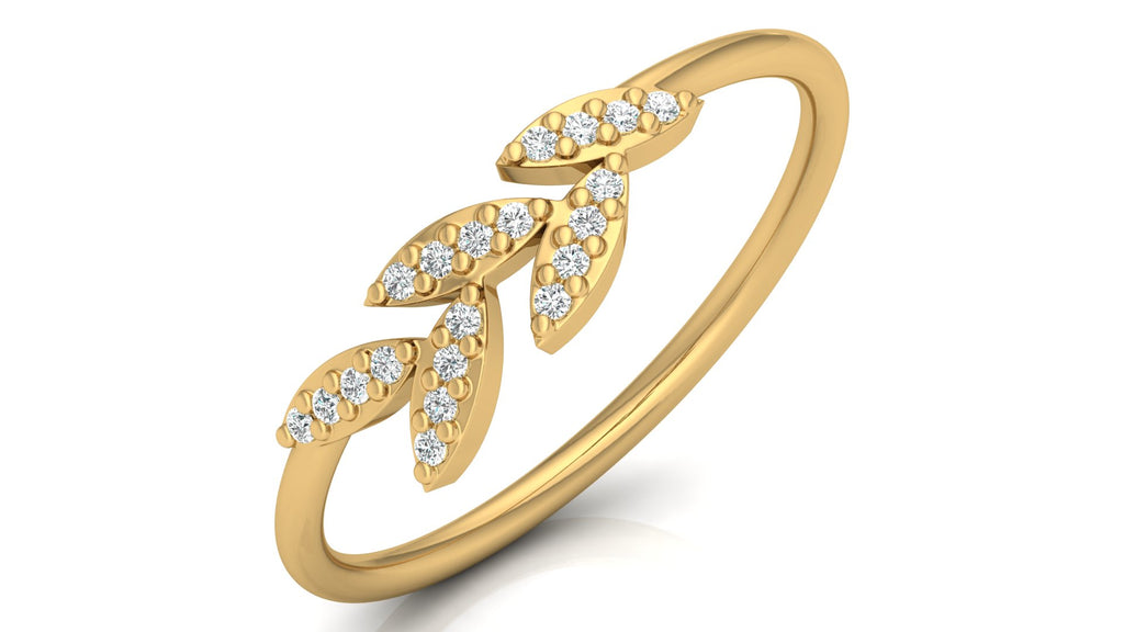 0.07 Ct Round  Diamond Ring