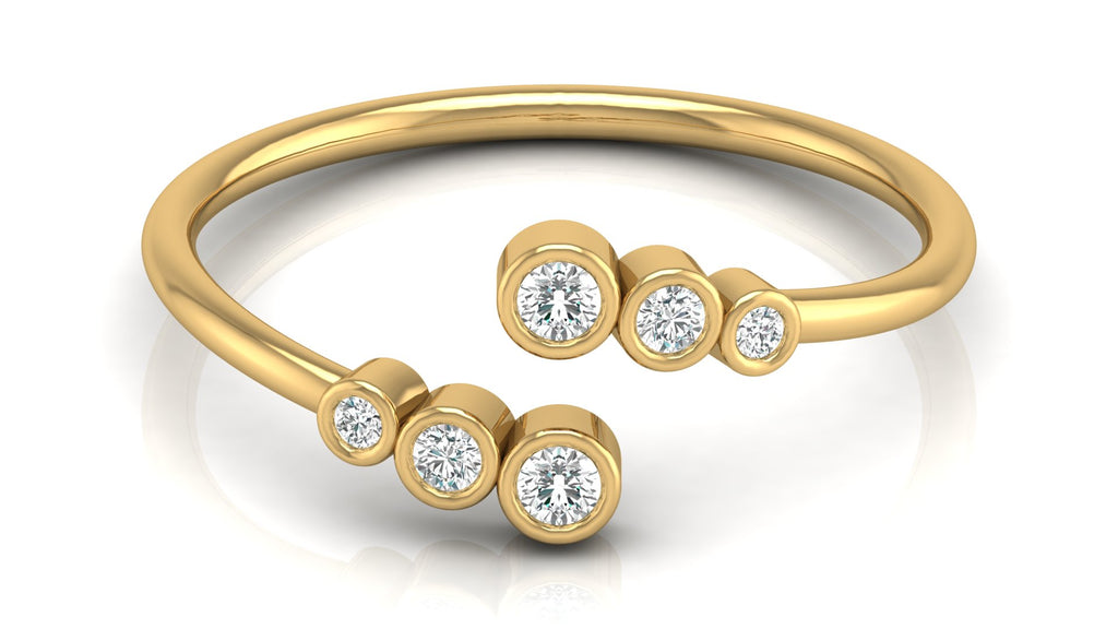 0.11 Ct Round  Diamond Ring