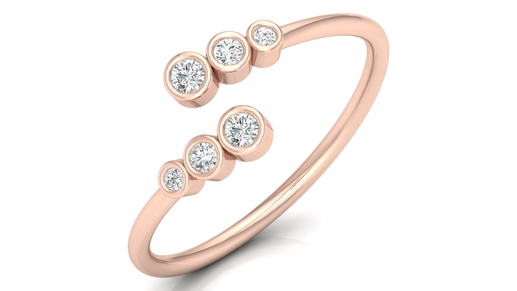 0.11 Ct Round  Diamond Ring