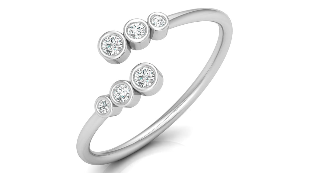 0.11 Ct Round  Diamond Ring